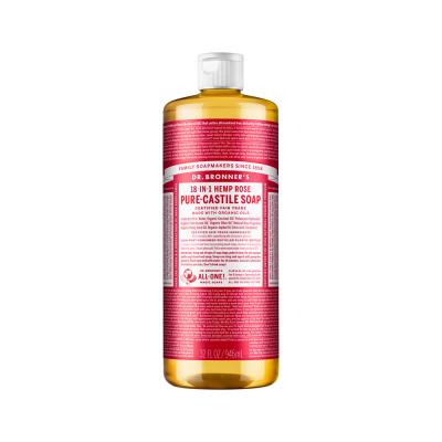 Dr. Bronner's Pure-Castile Soap Liquid (Hemp 18-in-1) Rose 946ml